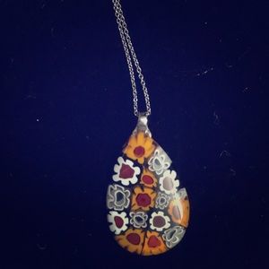 Silver Necklace with Pendant